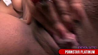 imani rose meets prince yahshua's huge cock through glory hole