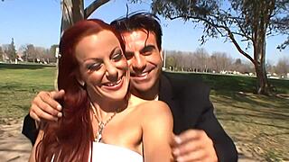 Foxy Cougar Shannon Kelly Gapes and Rides in Fishnets and Heels