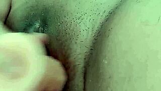 chubby pregnant latina bitch orgasms hard masturbating fat pussy pov