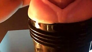 Fleshlight Gets Intense Homemade Pounding