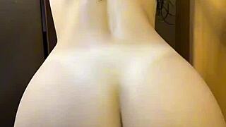 Fresh from the steamy shower, feeling that warm glow and tender closeness lingering on my skin in the quiet dorm
