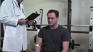 patient crushes doctor with assfucking and deepthroat in hospital