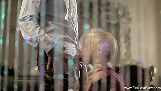 german blonde maid sneaks secret swallow blowjob delight