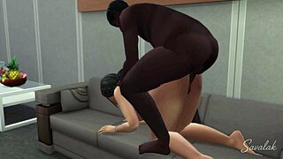 Arab Secretary Stockings Tempt Indian Boss Office Affair