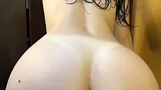 Fresh from the steamy shower, feeling that warm glow and tender closeness lingering on my skin in the quiet dorm