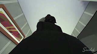 Arab Secretary Stockings Tempt Indian Boss Office Affair