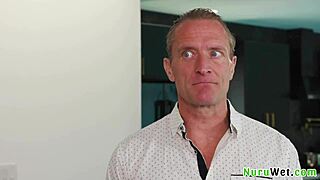 Blondie Teen River Lynn Grinds Wet Pussy On Clarke Kent During Nuru Massage