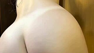 Fresh from the steamy shower, feeling that warm glow and tender closeness lingering on my skin in the quiet dorm