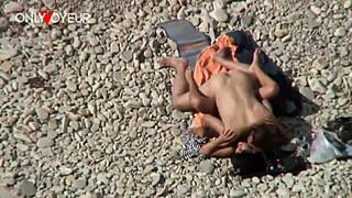 Beach Milf Flashes Big Natural Tits Bent Over Doggystyle Fuck Voyeur Style