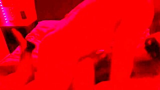 amateur slut wife shakes ass in fishnets up close