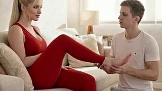 you surrendering to her total foot domination control yet?