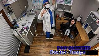 dr tampa gives zombae that university entrance physical backstage nurse fantasy
