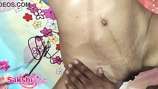 What made Indian bhabi's creamy pussy surrender to fingering?