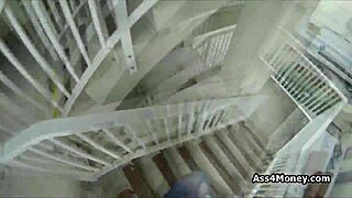 SPICY LATINA TEEN 18+ FLASHES TITS IN MALL LOT FOR HARDCORE BLOWJOB!