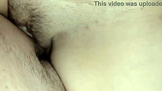 my hairy pussy took cock and hot creampie load