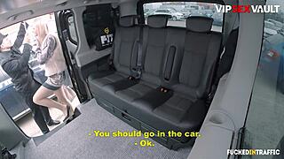 Hot blondie lola taylor rides that mature cock hard in backseat