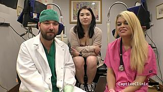 Siccos Mina Moon Bent Over Doggystyle in Hospital Latex Nurse