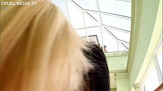 Megane and cecilia vega take brutal anal pounding from four dudes gaping wide