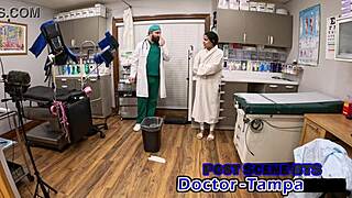 dr tampa gives alix avery that intense university entrance anal fingering exam