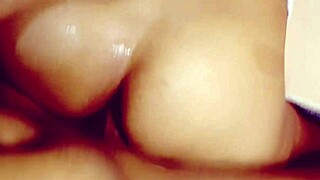 brave babe's anus throbs from that thick cock pounding!