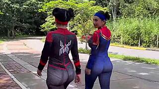 spider woman anal fucked by best friend's boyfriend cosplay?