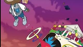 Japanese babe vibes to Kanye West's Graduation with monster BBC fantasy