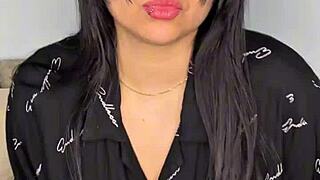 hey watch this college latina stuff lingerie pearls into fat pussy