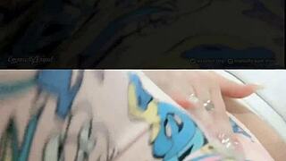 emanuelly raquel flashing big tits in gym leggings?