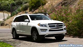 lesbian babes scissoring sensually in steamy bath!!