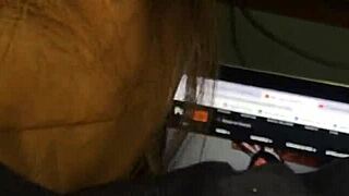 rough redhead licks sloppy wet pussy pov muff diving fuck