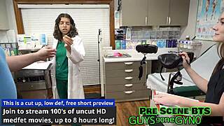 Perverted Podiatrist Mira Monroe Examines Guys' Gyno With Toes And Feet In Hospital