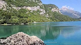 DAMIANA'S NAKED BATH TURNS TO LAKE FUCKING ITALY EP9