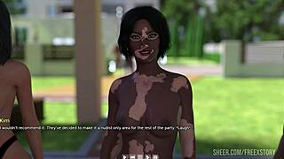 i hosted another steamy topless dorm pool party