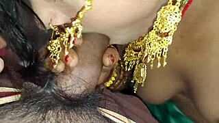 Beautiful bhabhi moans in clear hindi as devar fucks hard