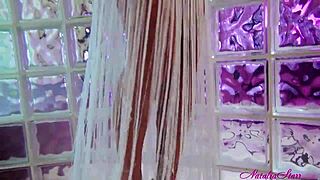 sassy blondie natalia starr strips lingerie big tits pussy