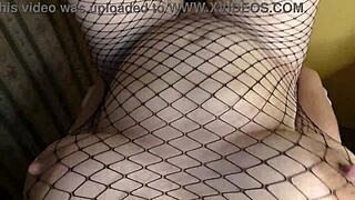 Cuckold lets best friend bareback wife hairy pussy creampie pov