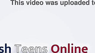 british college teen in lingerie sucks cock hard before wild uniform fuck party