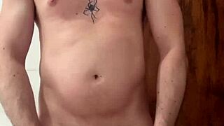 hey i'm home alone playing with my pierced pussy toy now