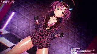 i can't stop swaying my hips in yuka's dynamic big tits dance standard cut