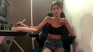 i'm dying to see your huge cock, psychologist begs before tight pussy fuck