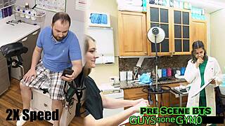 Perverted Podiatrist Mira Monroe Examines Guys' Gyno With Toes And Feet In Hospital