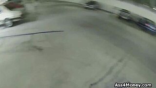 SPICY LATINA TEEN 18+ FLASHES TITS IN MALL LOT FOR HARDCORE BLOWJOB!