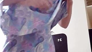 Imagine Her Bare Boobs and Ass Exposed in Crowded Locker Room