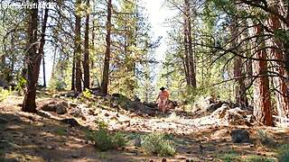 whoops, naked hike up that hill in see-through gear again...