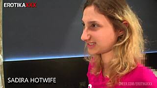 Behind scenes sadira hotwife curves shine wet in eroticaxxx backstage fun