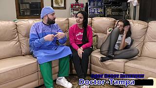 dr tampa gives alix avery that intense university entrance anal fingering exam