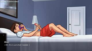 OMG PERVERT Can't Resist SNIFFING Stepmom's PANTIES in Bedroom 3D Hentai Game!