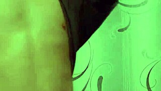 Twirling My Big Chocolate Pierced Cock Like A Propeller