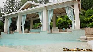 Classy ginger stepmom scissors teen pussy after intense oral storyline fuck