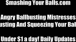 i love busting balls in my femdom sessions